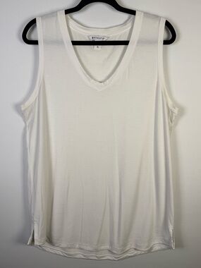 Athleta Women’s V-Neck Tank Top, Color: White, Size: XL